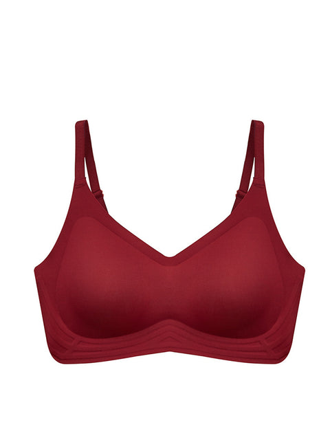 Sujetador push-up de una pieza de color puro informal para mujer