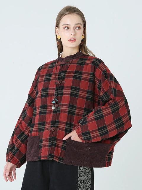 Tamaño de planta Invierno Invierno Mujeres Floos Loose Casual M-2xl